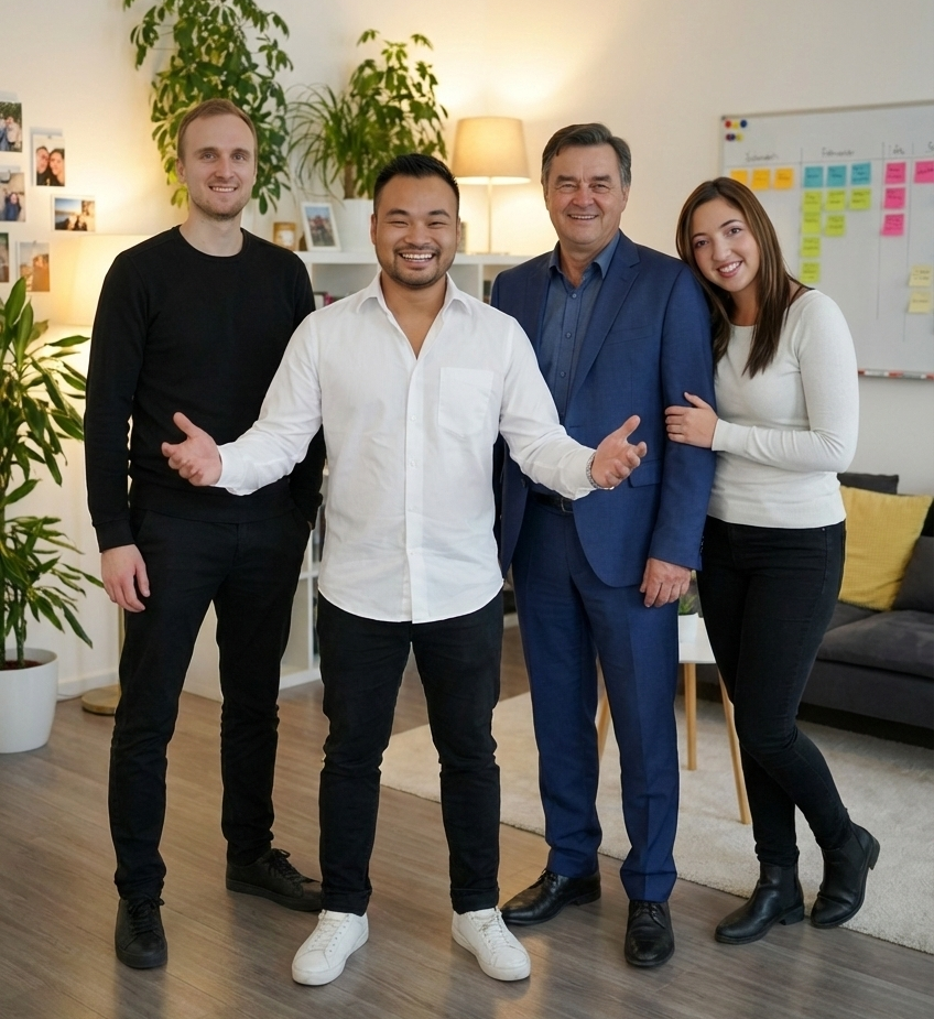 Équipe SuperNice - Philippe, Laurent, Sanaa, Thomas